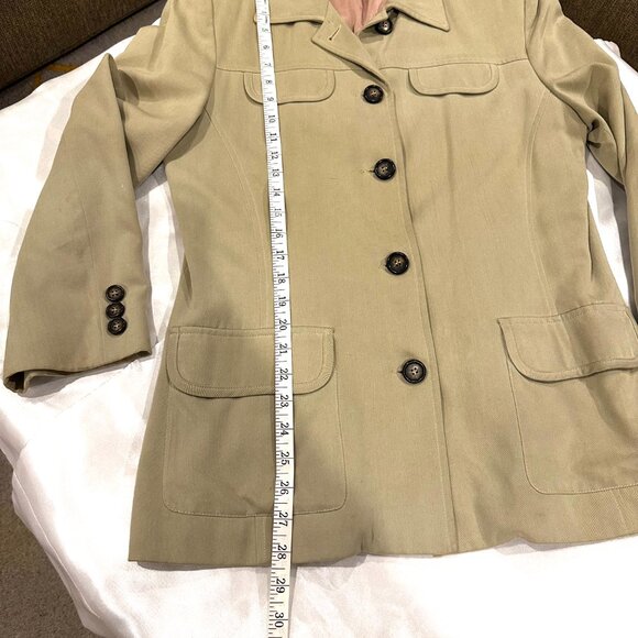 Vintage Tristan & Iseut Tan Safari Inspired Jacket, Size 11 - Picture 14 of 15